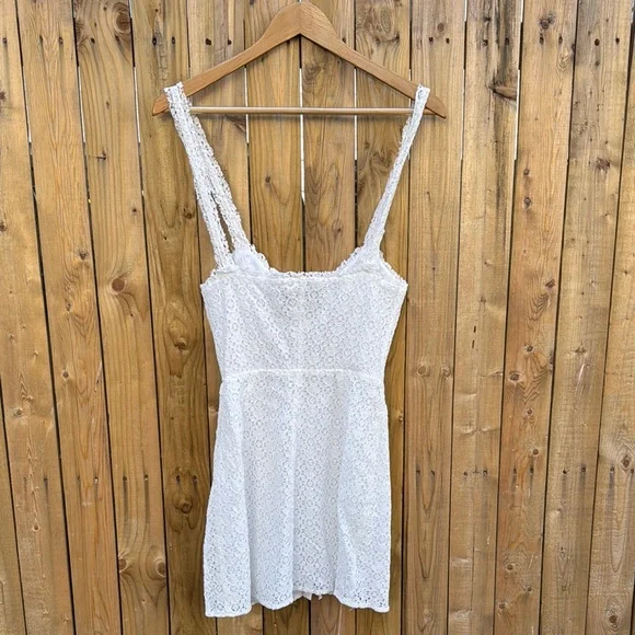 Reformation White Lace Sleeveless Dress - Picture 7 of 8